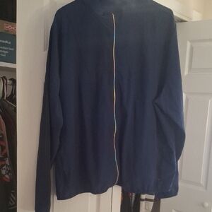 HeartSoul Blue Jacket with Rainbow Zipper
